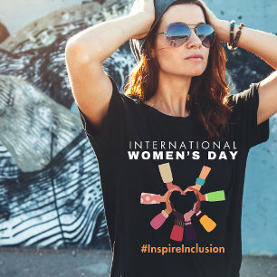 Inspire Inclusion Internationale Vrouwendag T-shirt