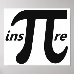 Inspire Inspirational Pi Symbol Poster