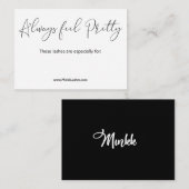 inspire kaart 2 visitekaartje (Voorkant / Achterkant)