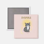 Inspire Kitten Magnet (Recto/Verso)