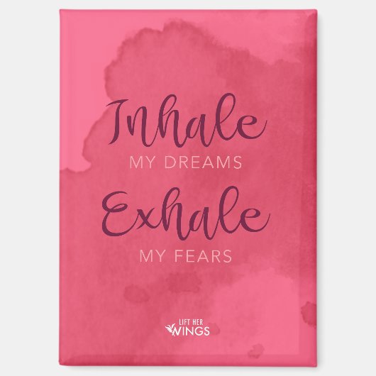« Inspire mes rêves » — Aimant (Recto)