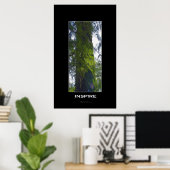 INSPIRE Motivatie Tree Art Poster canvas (Thuiskantoor)