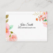 Inspiré par la nature : Carte de visite personnali (Dos)