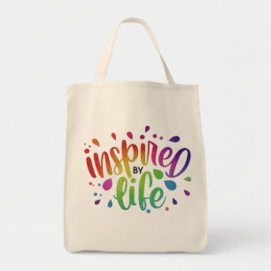 Inspiré par la vie - Sac fourre-tout d'alimentatio