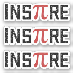 InsPire Pi Symbool Happy Pi dag 14 maart Sticker