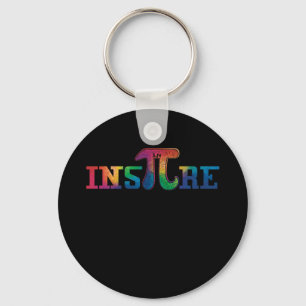 Inspire Pi TShirt 3.14 Wiskunde Teacher National D Sleutelhanger