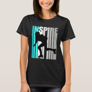 Inspire Roller Schaats Meisjes Liefhebben Om Te Sc T-shirt