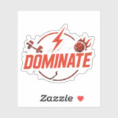 INSPIRE - Sticker sportif motivationnel (Feuille)