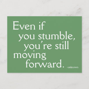 Inspire Succes - Motivatie Briefkaart - Voorwaarts