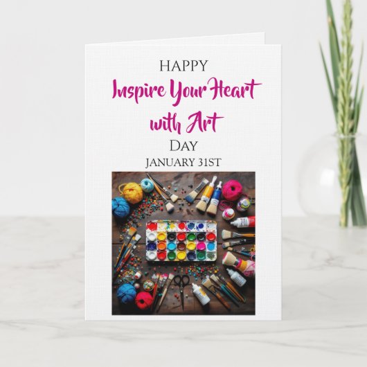 Inspire Your Heart with Art | January 31st Kaart (Voorkant)