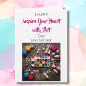 Inspire Your Heart with Art | January 31st Kaart