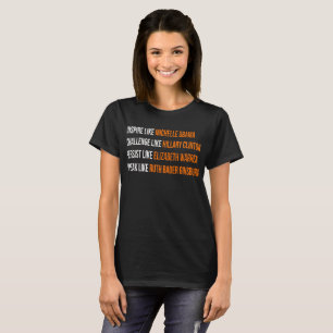 Inspire zoals Michelle Obama T-shirt