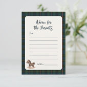 Inspired Baby Shower Advice Card (Staand voorkant)