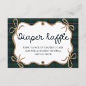 Inspired Baby Shower Diaper Raffle Informatiekaartje (Voorkant)