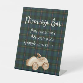 Inspired Baby Shower Mimosa Bar Sign Reclamebord Met Voetstuk