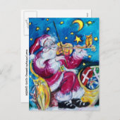 INSPIRED SANTA FEESTDAGENKAART (Voorkant / Achterkant)