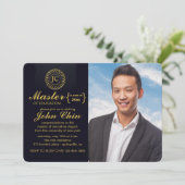 Inspirée Photo Graduation Party Invitation (Debout devant)