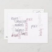 Inspireer medeleven briefkaart (Voorkant / Achterkant)