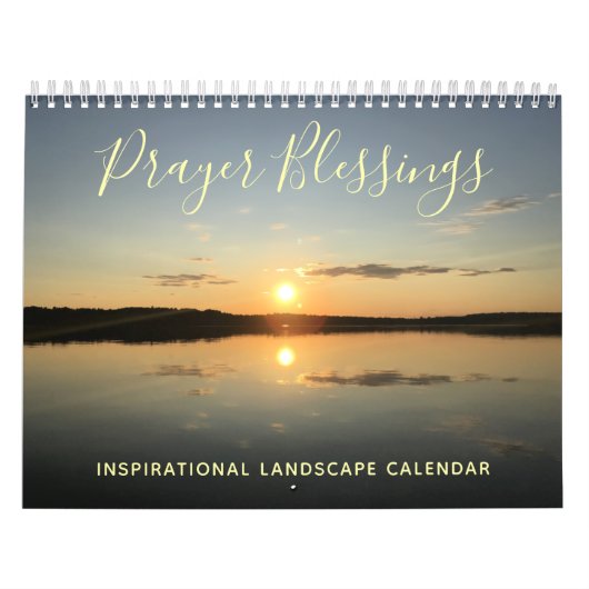 Inspirer Citation de prière Paysage Calendrier pho (Protection)