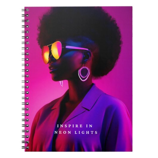 Inspirer dans le Neon Lights Journal (Devant)