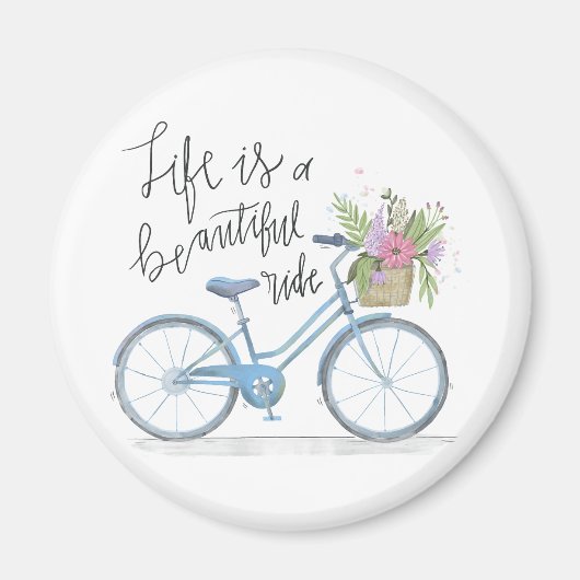 Inspirer la vie est une belle balade | Magnet (Devant)