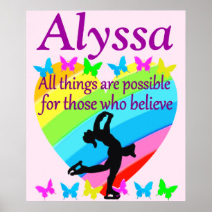 INSPIRER LE PATINAGE PERSONNALISÉ POSTER