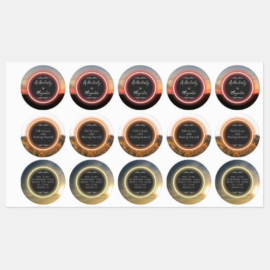 Inspirer les Étiquettes de l'autocollant de devis (Feuille)