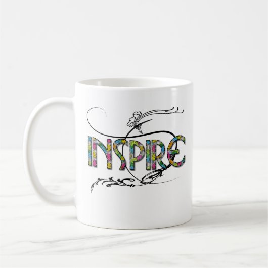 "Inspirer" Mug de café (Gauche)