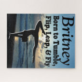 INSPIRER PERSONNALISÉ GYMNAST GIRL PUZZLE (Horizontal)
