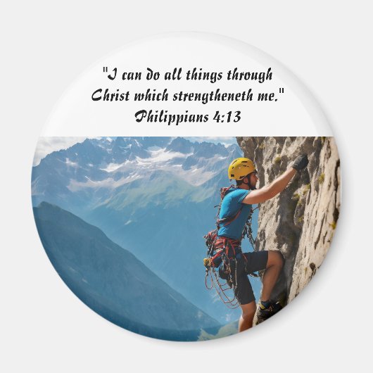 Inspirer Philippians 4:13 Magnet (Devant)