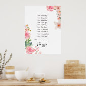 Inspirer votre voyage avec une affiche d'affirmati (Cuisine)