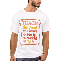 Inspireren Quote voor leraar T-shirt