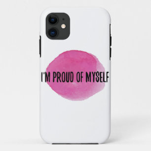 inspirerend aanhalingstekens voor zelfaanvaarding iPhone 11 hoesje