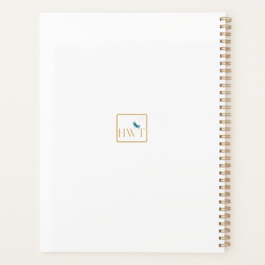 Inspirerend aanmoediging en ondersteuning planner (Achterkant)