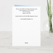 Inspirerend aanmoediging Wenskaart Kaart (Achterkant)