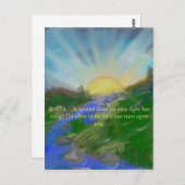 Inspirerend afbeelding briefkaart (Voorkant / Achterkant)