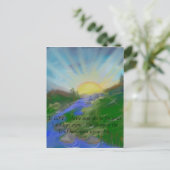 Inspirerend afbeelding briefkaart (Staand voorkant)