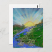 Inspirerend afbeelding briefkaart (Voorkant / Achterkant)