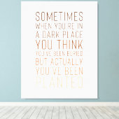 Inspirerend afdrukken op Canvas (Insitu (Houten vloer))