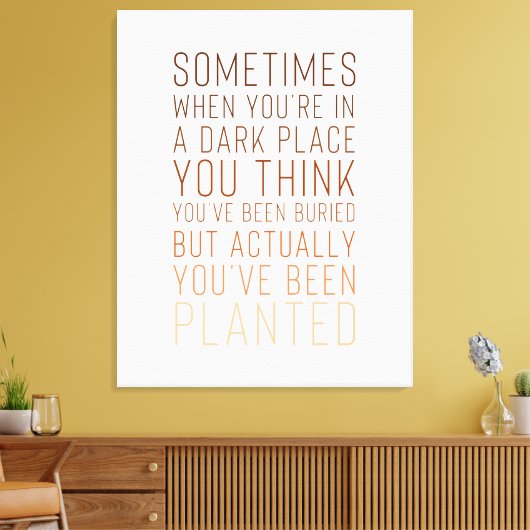 Inspirerend afdrukken op Canvas (Insitu (Woonkamer))