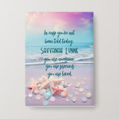 Inspirerend affirmaties gepersonaliseerd button (Voorkant)