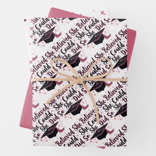 Inspirerend Afstuderen Inpakpapier Vel (In situ)