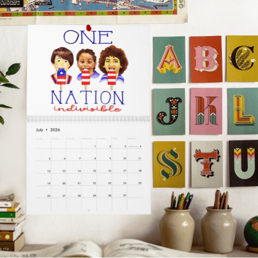 Inspirerend agendabarnhouten lichten kalender