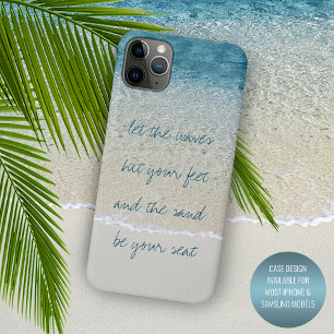 Inspirerend Aqua Turquoise Surf Waves Foto iPhone 11 Pro Max Hoesje
