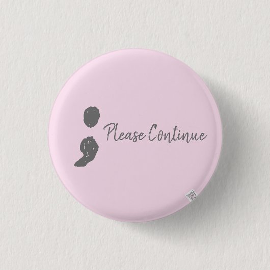 inspirerend badge voor geestelijke gezondheid ronde button 3,2 cm (Voorkant)