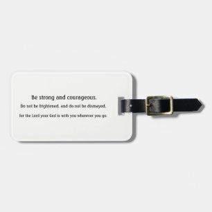 Inspirerend bagagelabel voor scripts