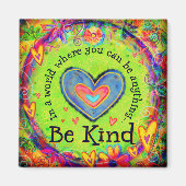 Inspirerend Be Kind Inspirivity Magnet Magneet (Voorkant)