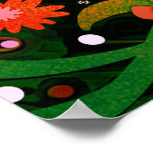 Inspirerend Be Kind Quote Floral Classroom Poster (Hoek)