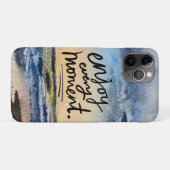 Inspirerend Beach Art iPhone Case (Achterkant (horizontaal))