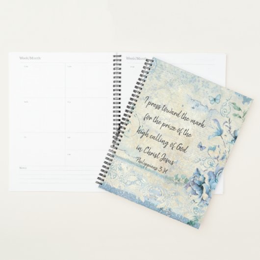 Inspirerend bemoedigende Schrift Planner (Display)